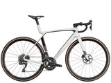 Trek Madone SL 6 Gen 8 road bike with Shimano 105 Di2 electronic groupset, aerodynamic frame and sleek design.