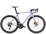 Trek Madone SL 6 Gen 8 road bike with aerodynamic frame and disc brakes, shown from the front angle.