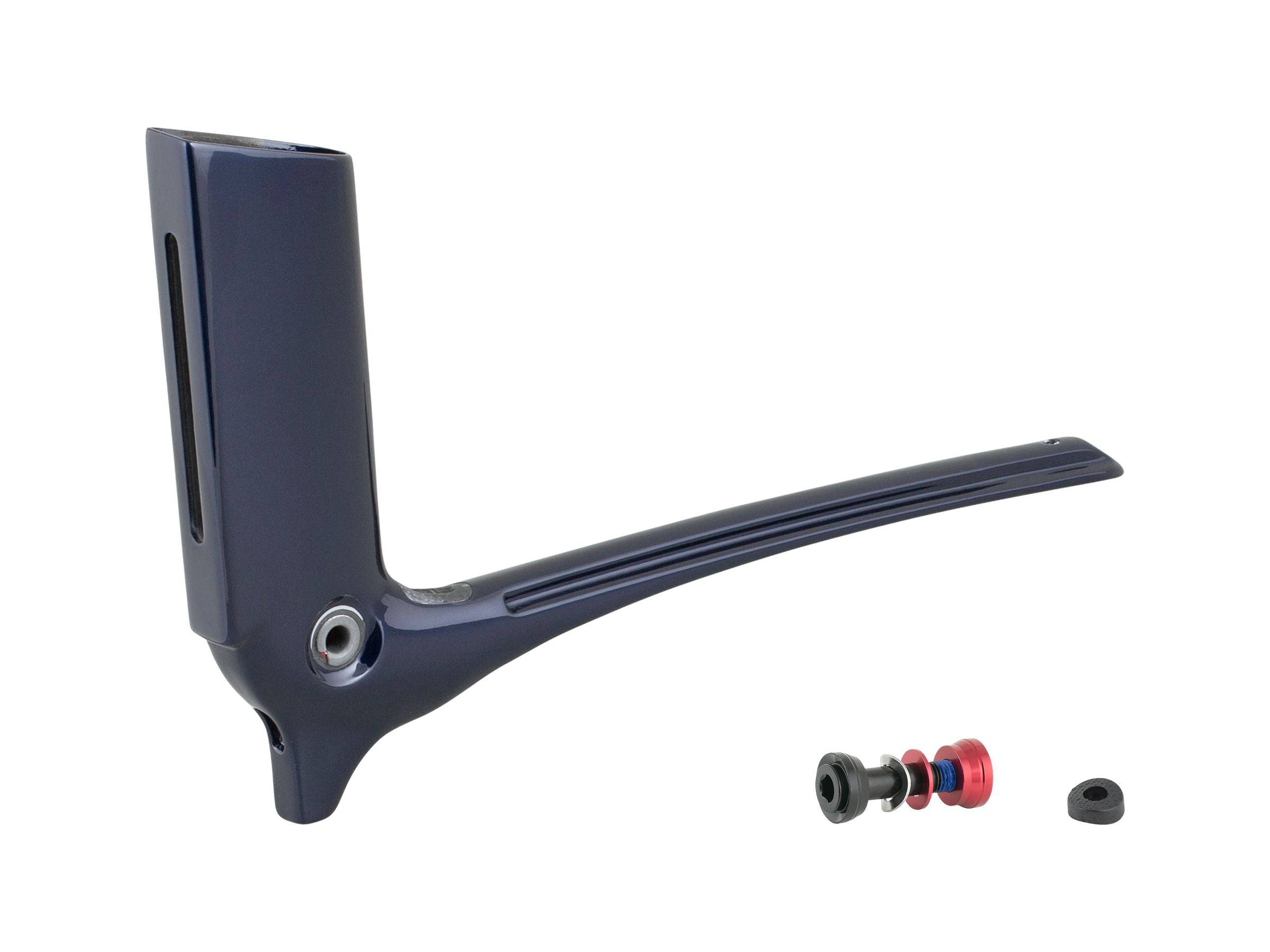 Trek Madone SL painted seatpost and seatmast with finishing kit for Madone SL road bike, featuring sleek design and high-quality components.
