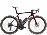 Trek Madone SLR 7 Gen 8 road bike with aero carbon frame and Shimano Ultegra Di2 shifters, shown on a neutral background.