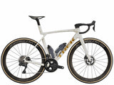 Trek Madone SLR 9 Gen 8 road bike with Shimano Dura-Ace Di2 electronic groupset, aerodynamic frame and sleek design.