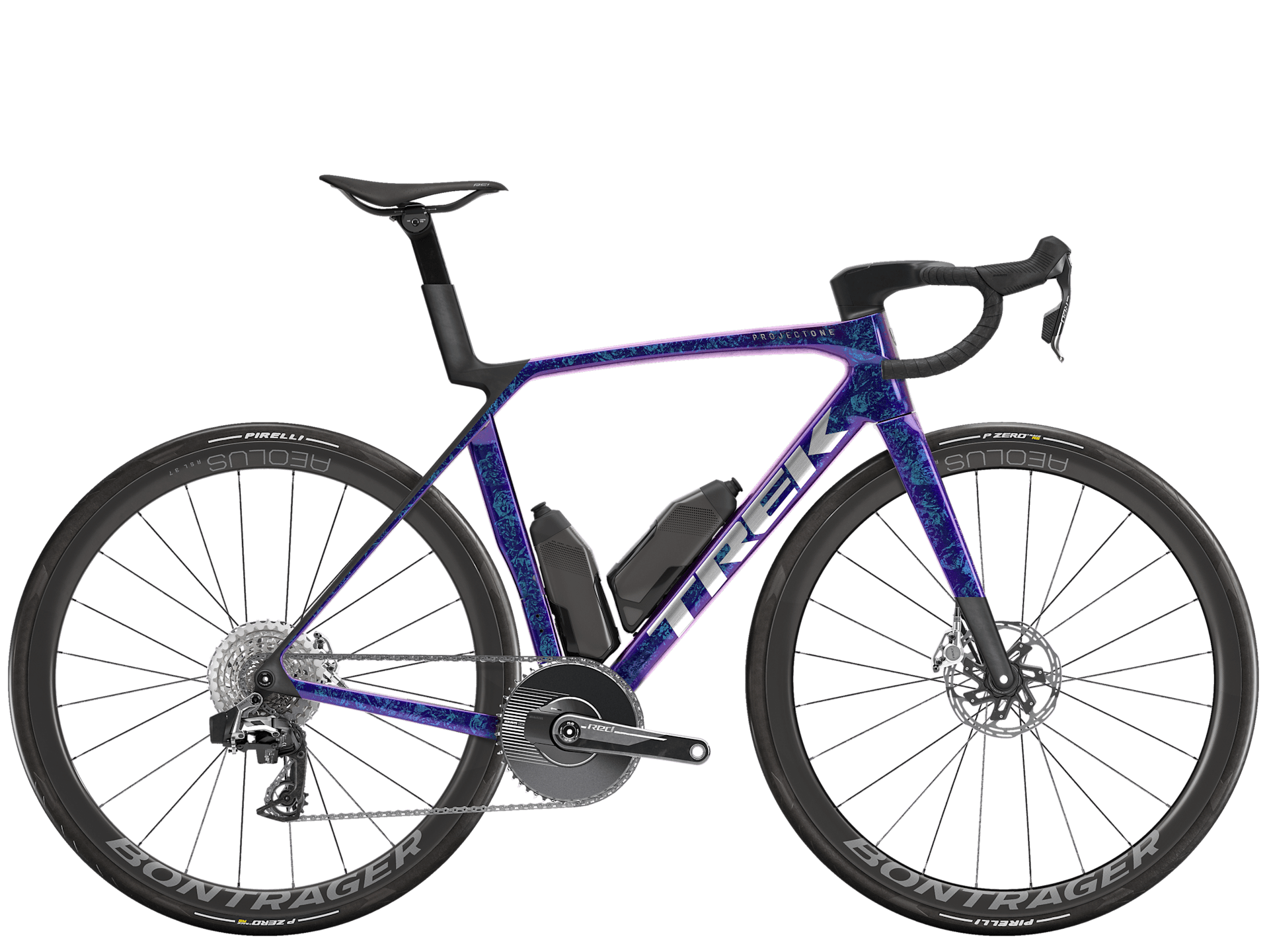 Trek Madone SLR 9 AXS Gen 8 road bike with SRAM 1x 12-speed drivetrain, carbon frame, and aerodynamic design.