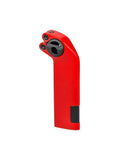 Trek Madone SLR carbon seatpost with color-matched internal seat mast cap, showcasing sleek bike components.