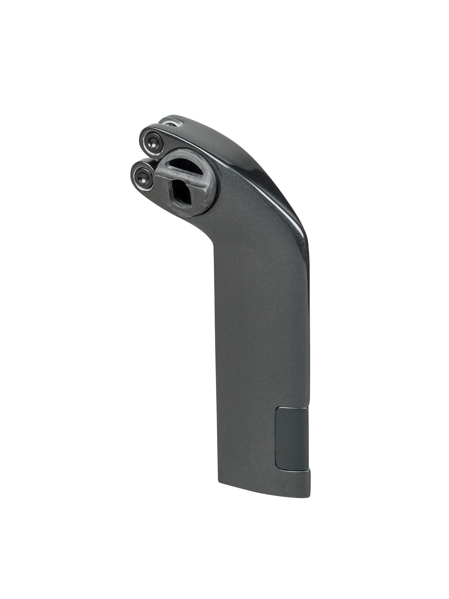 Trek Madone SLR seatpost with color-matched carbon internal seat mast cap, showcasing sleek bike component design.