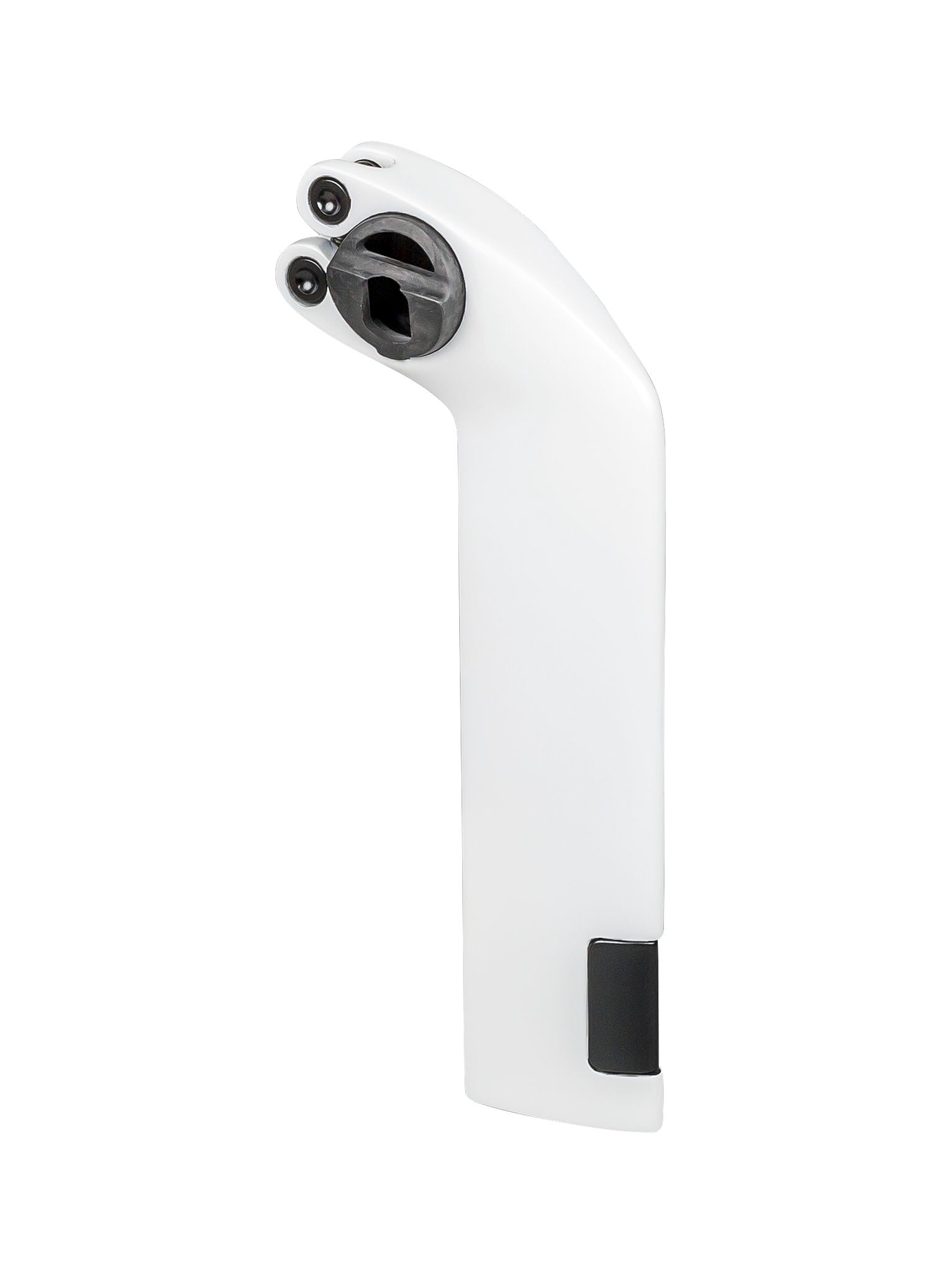 Trek Madone SLR carbon seatpost with color-matched internal seat mast cap, bike components for enhanced aerodynamics.