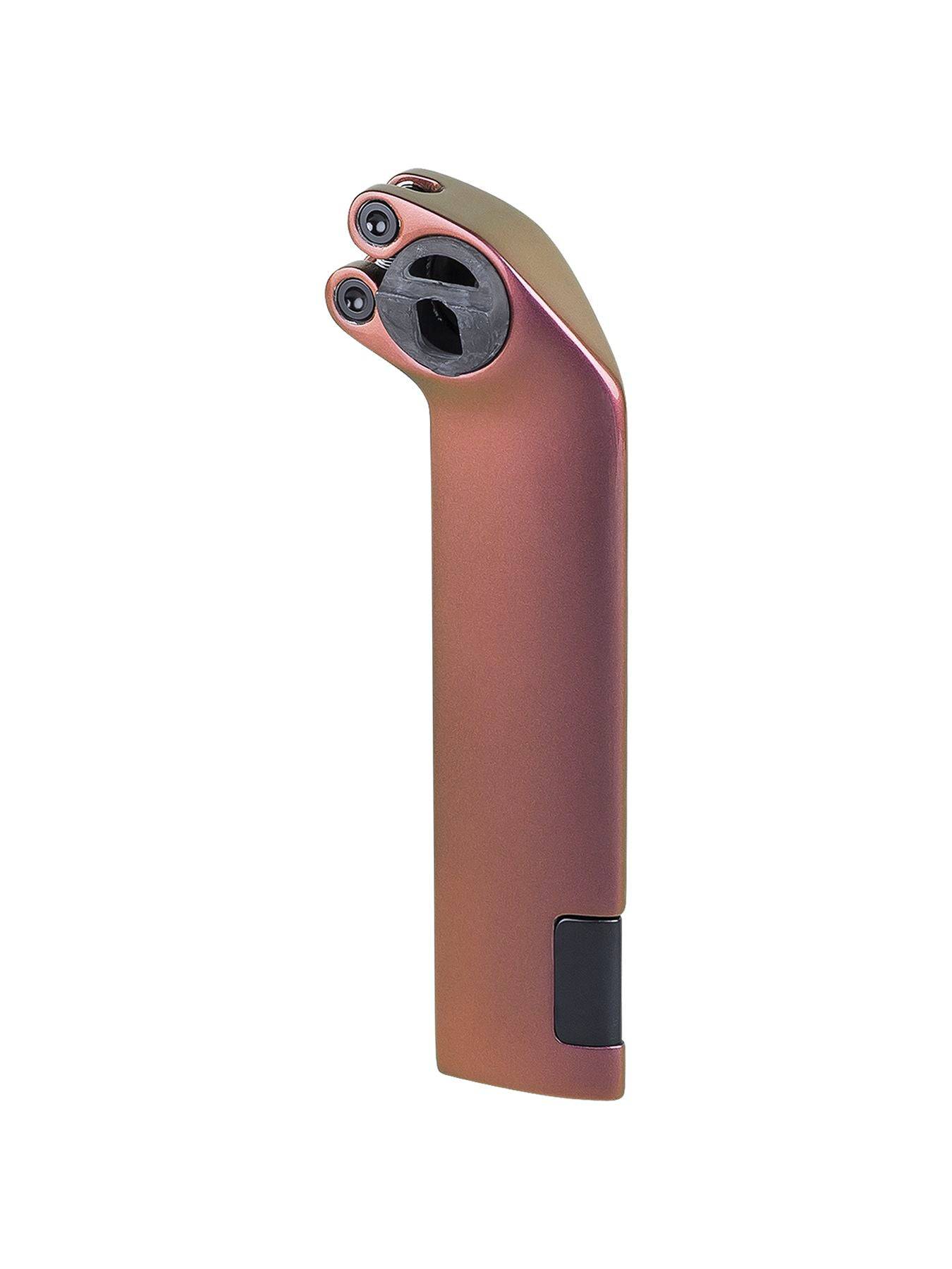 Trek Madone SLR seatpost with color-matched carbon internal seat mast cap, showcasing sleek component design.