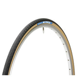 Panaracer Pasela PT folding bicycle tire with ProTite puncture protection for city and touring bikes, shown mounted on wheel.