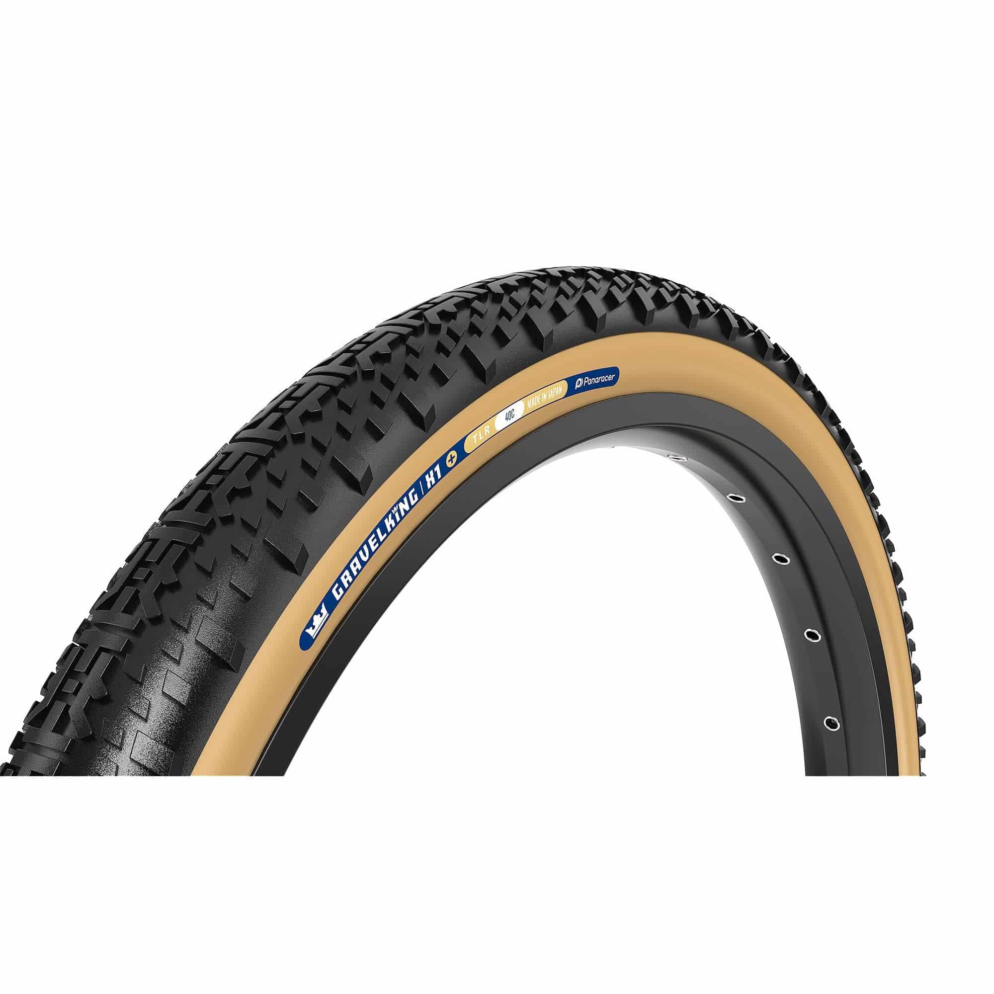 Panaracer TLR Gravelking X1 Plus tubeless gravel tire with durable, puncture-resistant tread for gravel cycling.