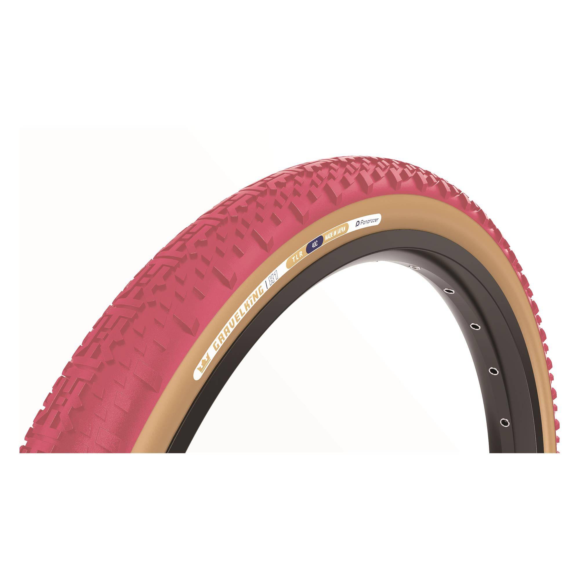 Panaracer GravelKing X1 Colour Edition 2025 TLR gravel tyre in 700x40c and 700x45c, featuring durable tread for off-road cycling.