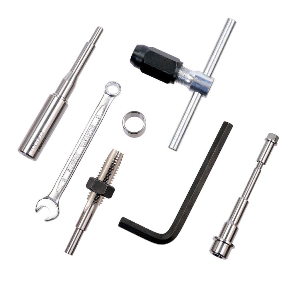 HT Components Rebuild Tool Evo for bike maintenance, includes spares and accessories, used for bicycle component repairs.