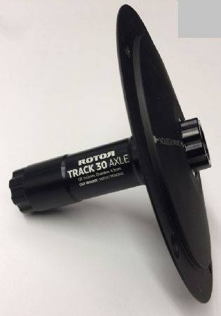 ROTOR Track Axle & Spider 30Mm - Black
