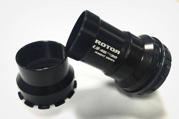 ROTOR Ubb 4630Mm Bbright Threaded Bottom Bracket - Steel