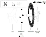 ROTOR 1X Grx Bolt Set 4 Bolts Black