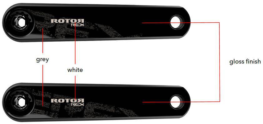 ROTOR Crankset Rex Dm R34 Cl52