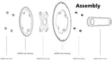 ROTOR Q Rings Axs Bcd107X4 Outer