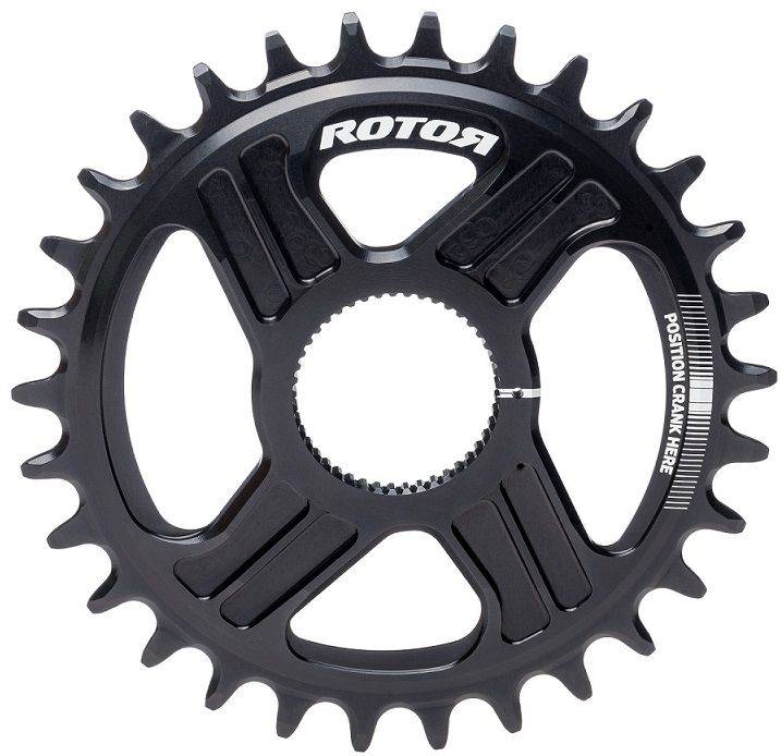 ROTOR Direct Mount Mtb No Q (Round) Ring (T-Type Compatible)
