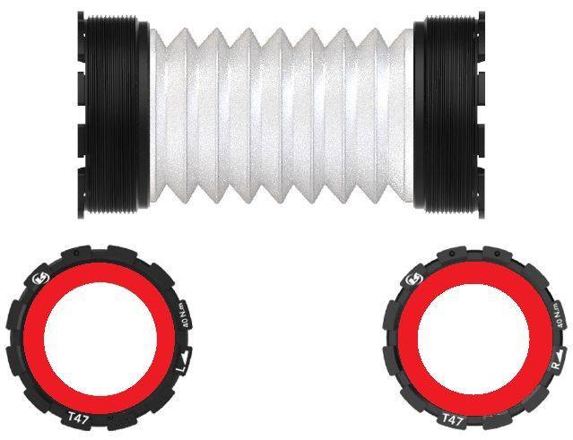 ROTOR T4729 Internal Bb Dub Compatible Steel Black