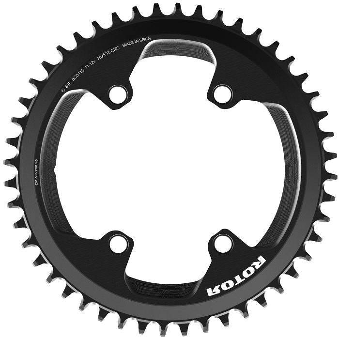 ROTOR Round Ring 1X Bcd110X4 42T Universal Tooth Black