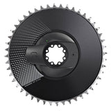 Sram Quarq Powermeter Kit DM Red AXS D1 Aero 50T black chainring component for cycling power measurement.