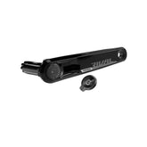 SRAM Rival left arm power meter upgrade for DUB wide spindle road bike component, showing the crank arm and sensor area.
