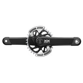 Sram Crankset Powermeter Xx Eagle Spindle Q174 55Mm Chainline Dub Mtb Wide Black 2-Guards 32T T-Type (Bb Not Included) 2023