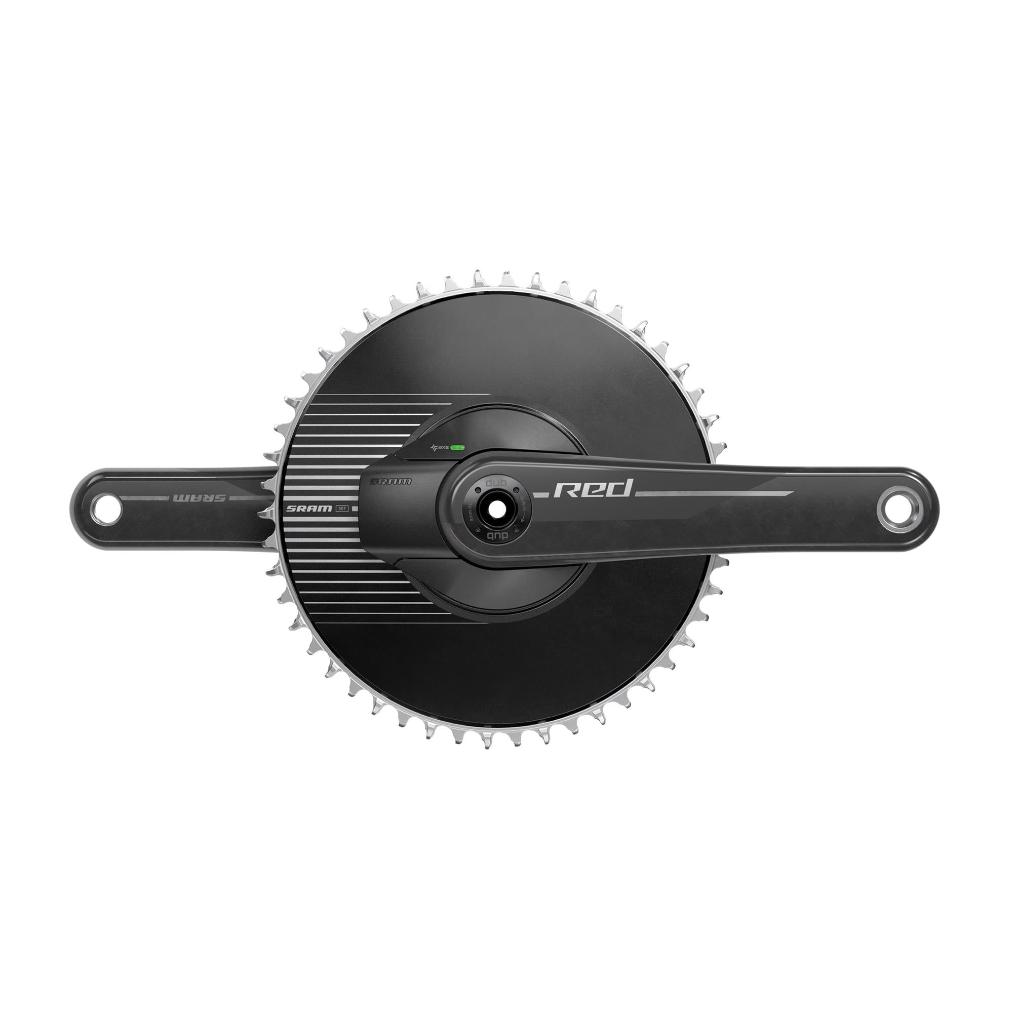 SRAM Red AXS E1 1X power meter spider with DUB direct mount 50T aero chainring, bicycle component for precise power measurement