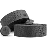 Profile Design Race Handlebar Tape 2.5mm black cushioning for road and triathlon bike handlebars, providing a comfortable grip.