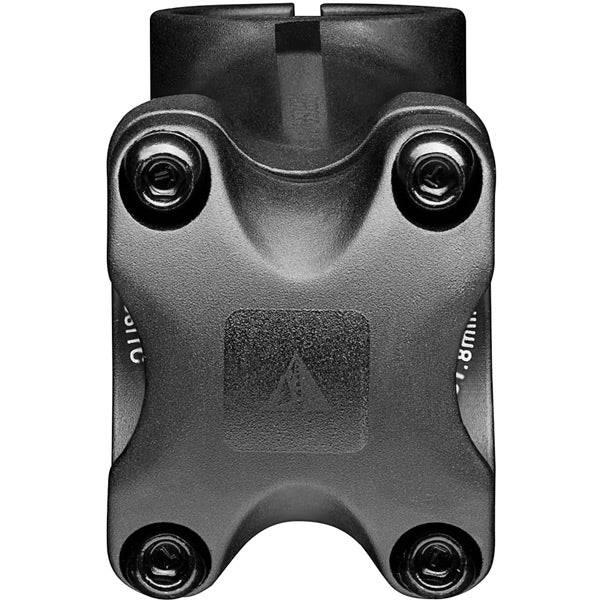 Profile Design 1/Zeroseven 7X 31.8mm clamp black bike stem with -7/+7 degree rise, made for road or mountain bike components.