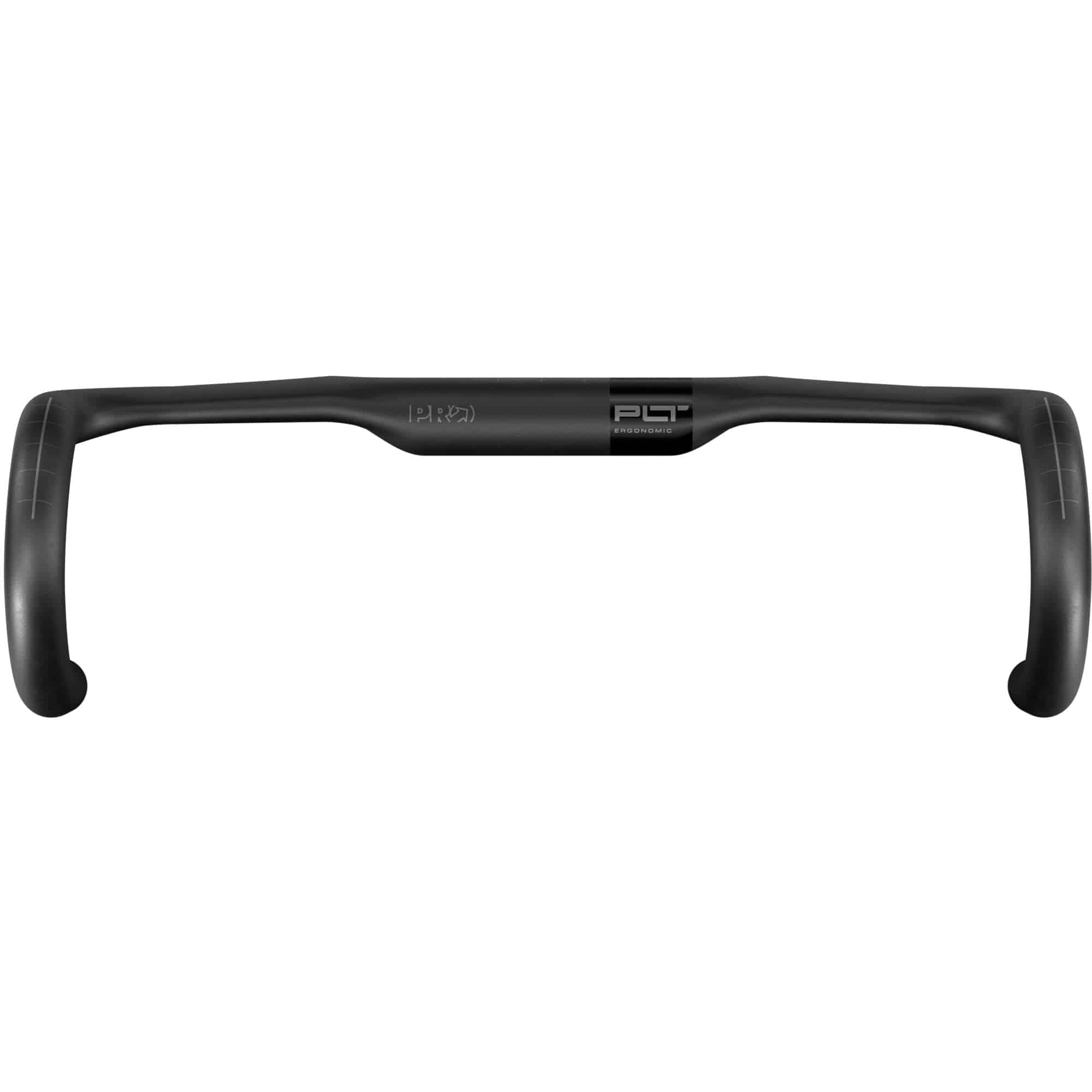 PRO PLT Alloy 31.8mm road handlebar with ergonomic design and cable groove, suitable for high-performance cycling.