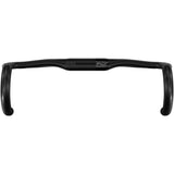 PRO PLT Ergo Carbon 31.8mm road handlebar with ergonomic design and integrated cable groove for comfortable cycling.