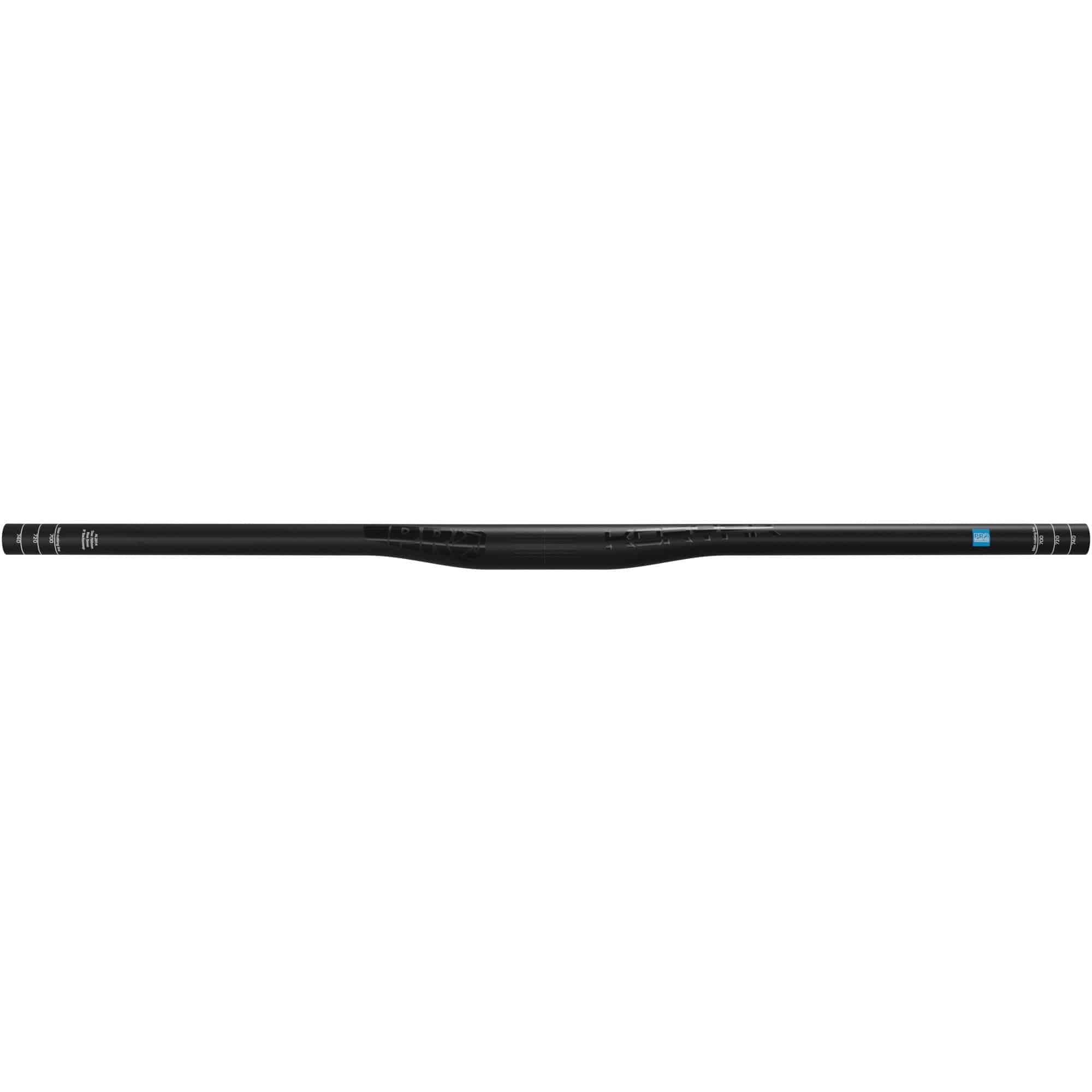 PRO Koryak alloy MTB handlebar with 31.8mm diameter, suitable for enduro and trail riding, showing multiple rise options.