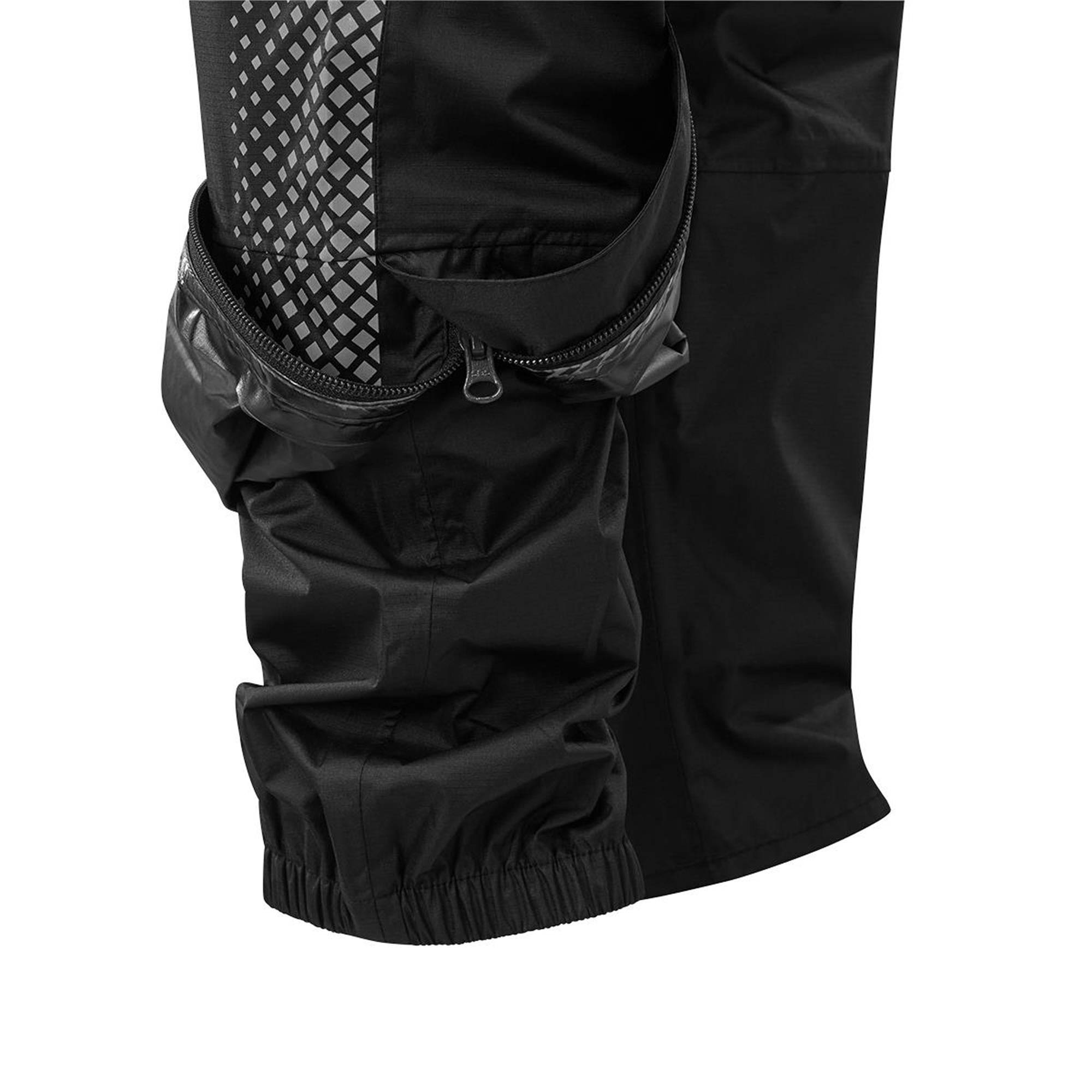 Altura Nightvision men's waterproof cycling overtrousers, long overtrousers designed for outdoor riding, with reflective details for visibility.