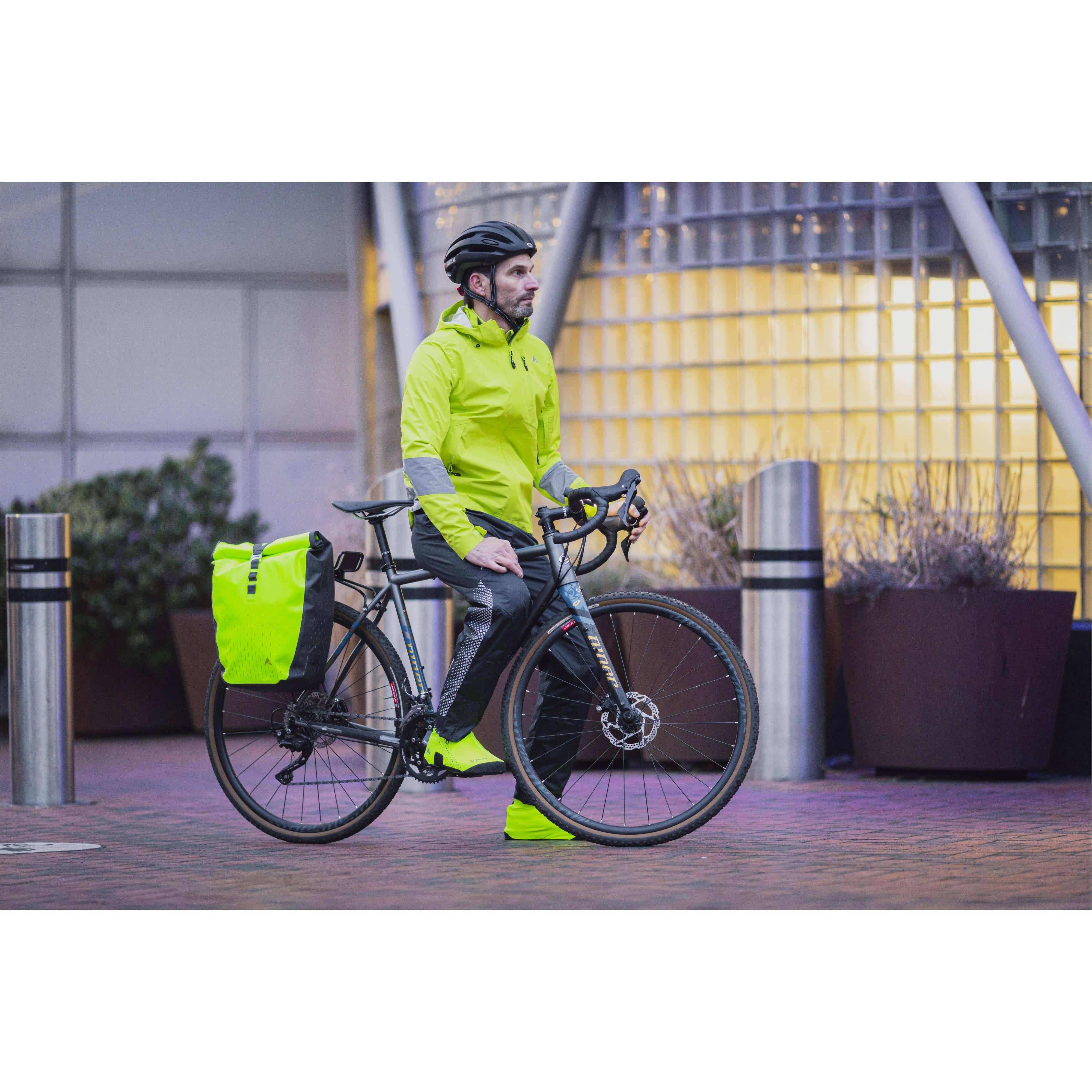 Altura Nightvision men's waterproof cycling overtrousers, long overtrousers designed for riding in wet conditions.
