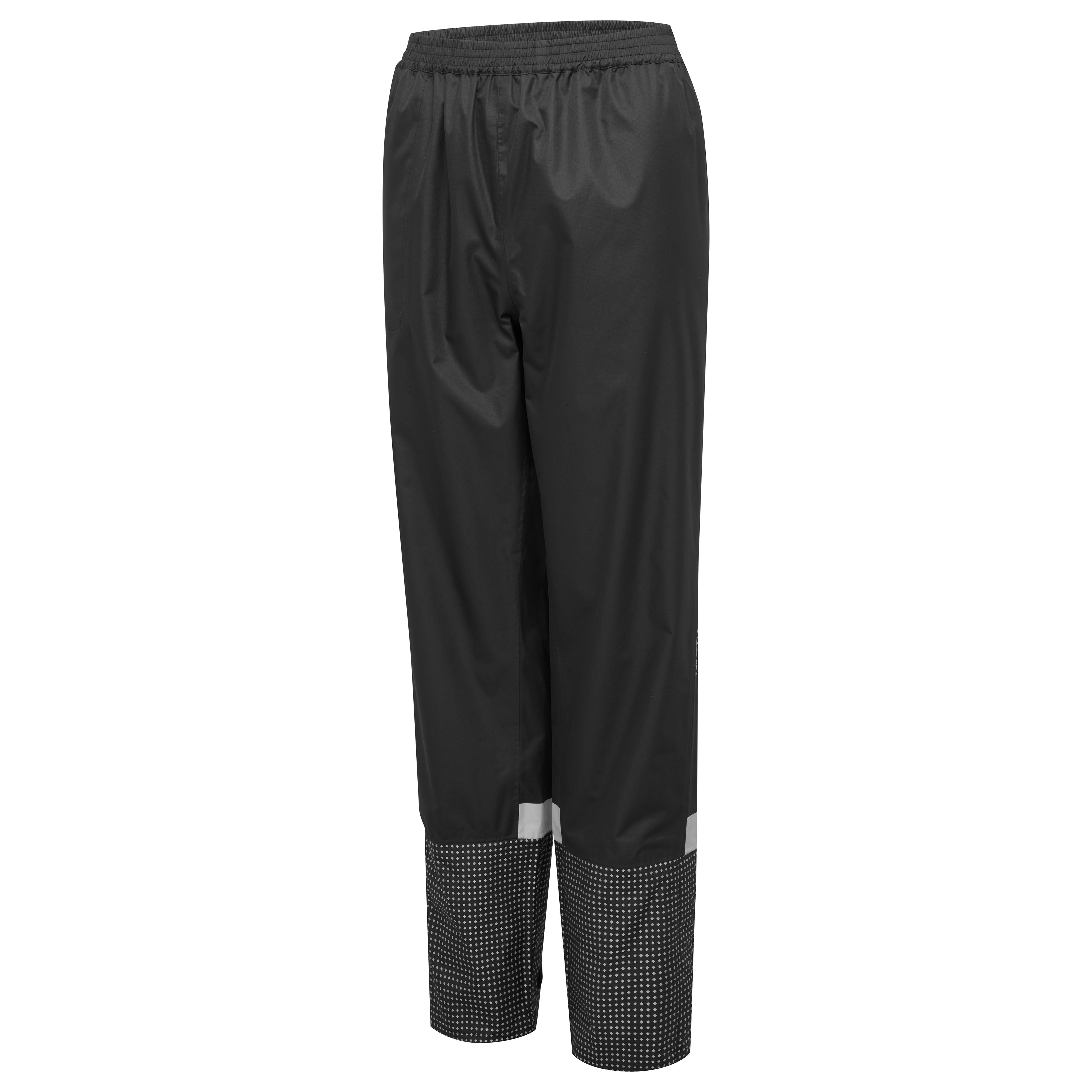 Altura Nightvision women's waterproof overtrousers for cycling and outdoor activities, showing long, durable, waterproof clothing.