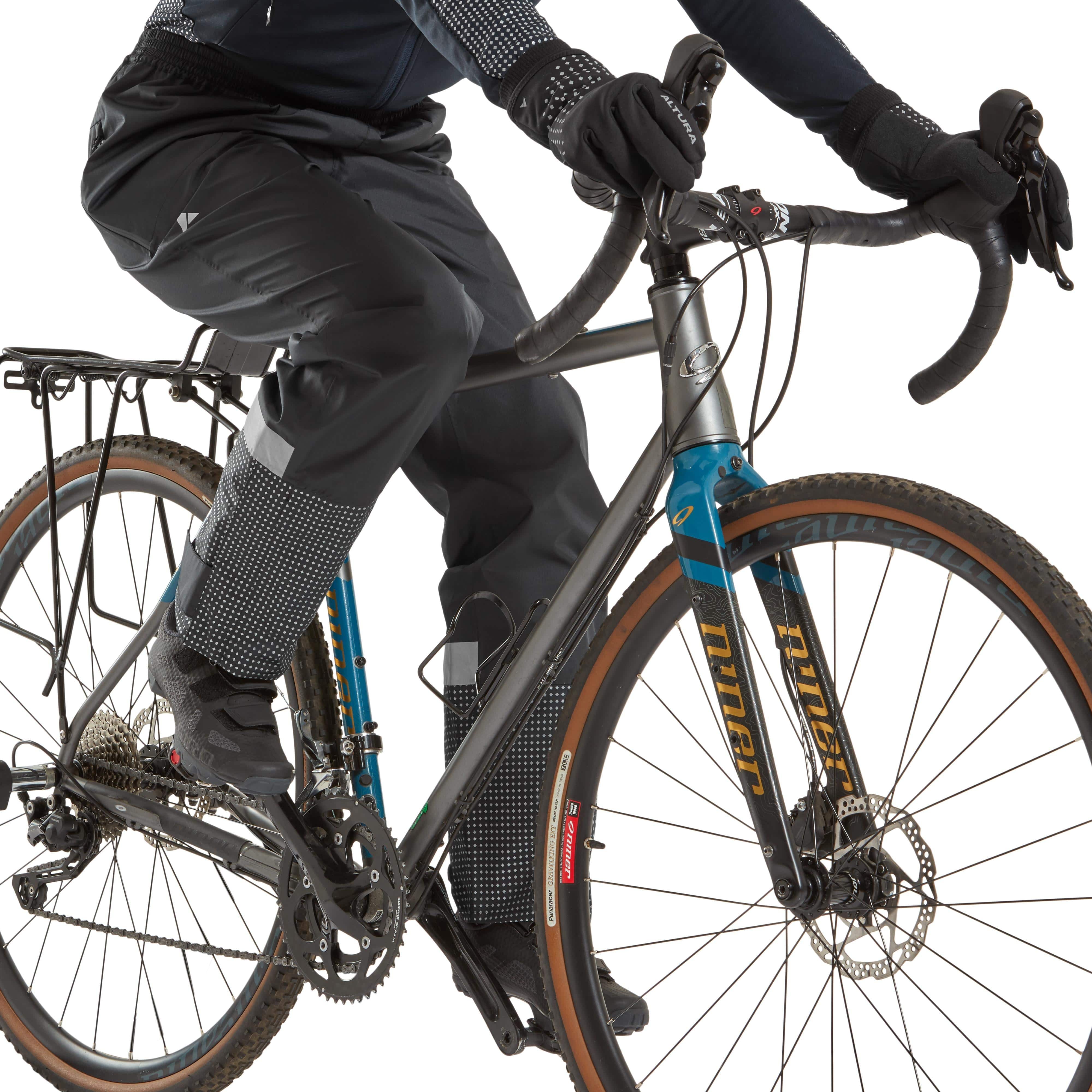 Altura Nightvision women's waterproof cycling overtrousers, long outdoor clothing with reflective details, designed for outdoor activities