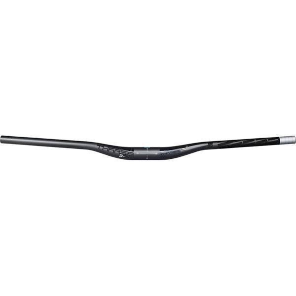 PRO Tharsis 3FIVE Carbon MTB handlebar with 740mm width, riser design, 35mm clamp, and 5mm rise for mountain biking.