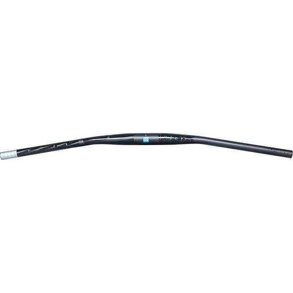 PRO Tharsis 3FIVE Carbon MTB handlebar with 740mm width, 35mm clamp, riser design, and 5mm rise for mountain biking.