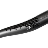 PRO Tharsis 3FIVE Carbon MTB handlebar with 740mm width, riser design, 35mm clamp, and 5mm rise for mountain biking.