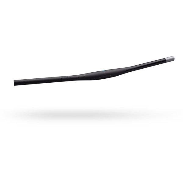 PRO Tharsis 3FIVE Carbon MTB handlebar with riser design, 5mm rise, 35mm clamp, 740mm width, suitable for mountain bikes.