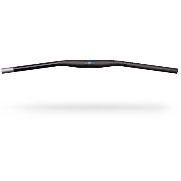 PRO Tharsis 3FIVE Carbon MTB handlebar with 5mm riser, 35mm clamp, 740mm width, showcasing its lightweight design and durable construction.