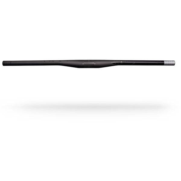 PRO Tharsis 3FIVE Carbon MTB handlebar with 5mm rise, 35mm clamp, 740mm width, shown in a close-up view.