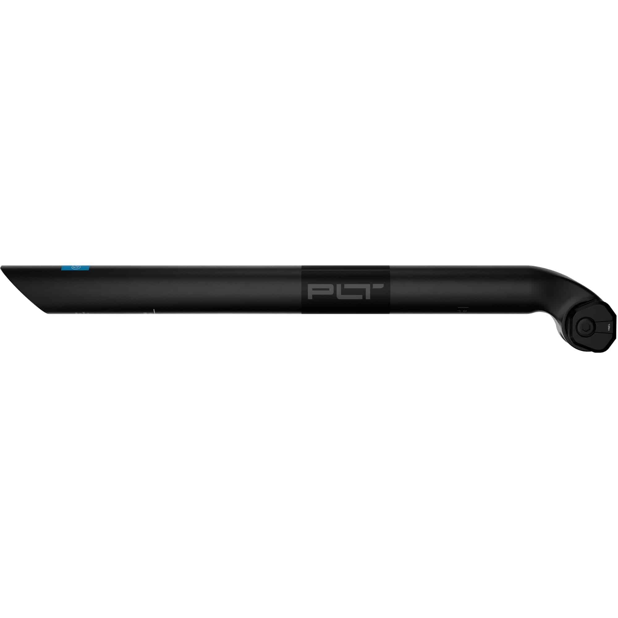 PRO PLT alloy road bike seatpost compatible with Shimano Di2, available in 27.2mm and 31.6mm sizes, shown in the image.