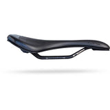 PRO Turnix Gel Saddle with shock-absorbing PU padding and stainless steel rails, designed for comfortable cycling components.