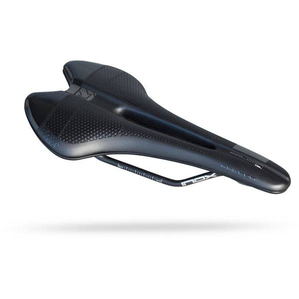 PRO Falcon Gel Saddle for cycling, featuring gel cushioning, ergonomic design, and stable components for enhanced comfort and pressure relief.