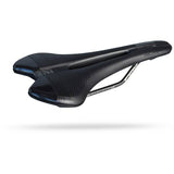PRO Falcon Gel Saddle for cycling, featuring gel padding for comfort, stability, and pressure relief in a sleek bike saddle design.