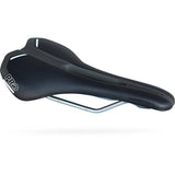 PRO Griffon CRMO bike saddle with durable rails and PU padding, designed for comfortable cycling components.
