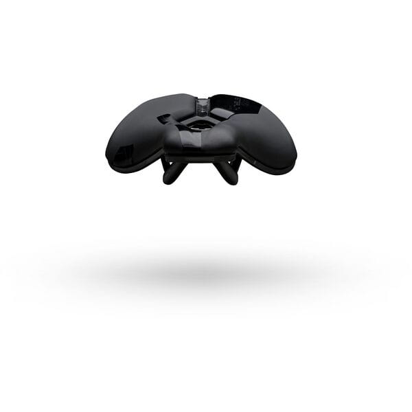 Pro Stealth Curved Team Road Bike Saddle by PRO with carbon rails and anatomic fit, designed for performance cycling.