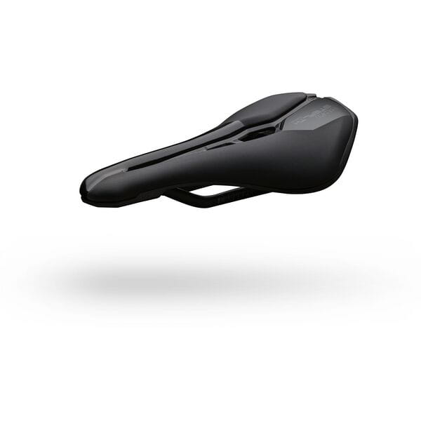 Pro Stealth Curved Team Road Bike Saddle with carbon rails and anatomic fit for comfortable cycling.