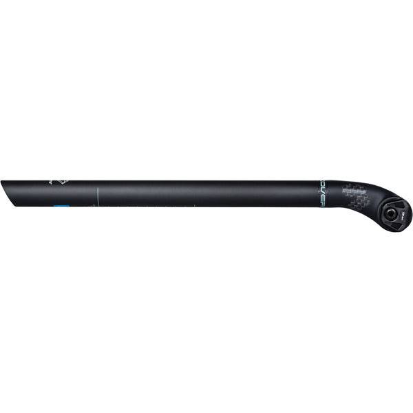 PRO Discover Carbon Di2 seatpost for electronic shifting bikes, compatible with GRX groupset, showcasing lightweight carbon construction.