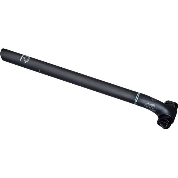 PRO Discover Carbon Di2 seatpost for electronic shifting bikes, compatible with GRX, featuring lightweight carbon construction and sleek design.